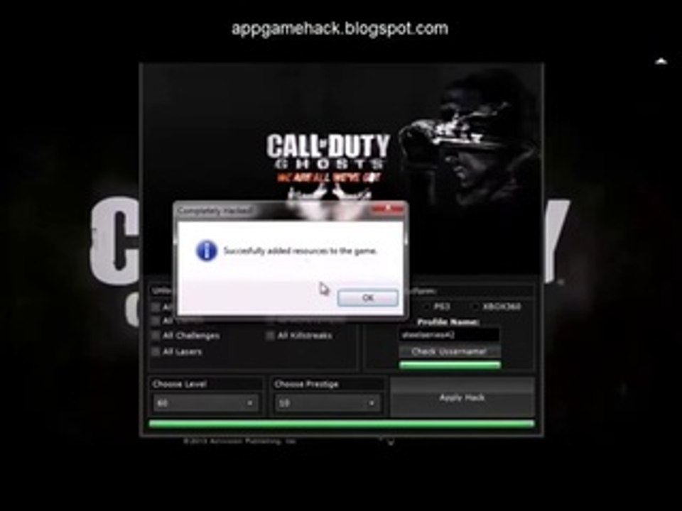 Call Of Duty Ghost Aimbot, Wall Hack, Fast Prestige Hack February 2014
