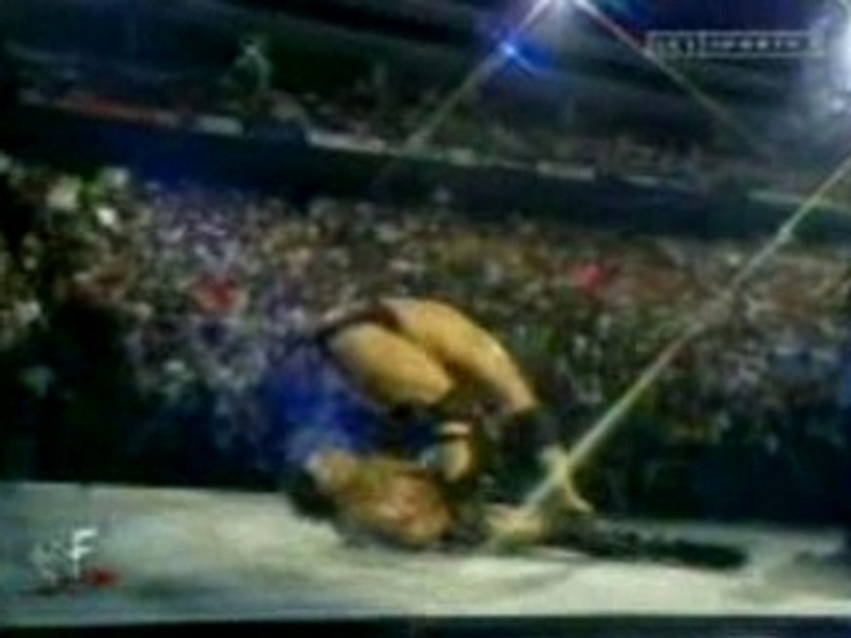The Rock vs Booker T - Lights Out Match