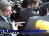 Alzheimer:Sarkozy inaugure à Nice l'institut Claude Pompidou [10.03.2014]