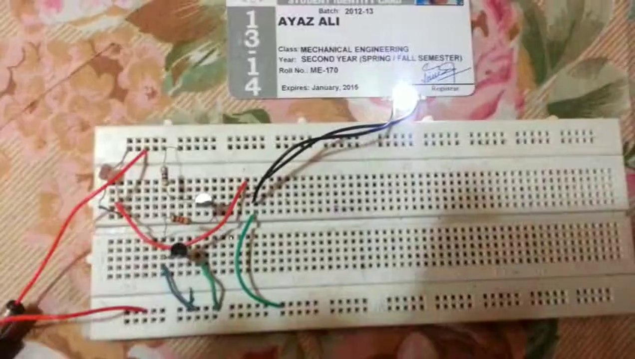 LDR CIRCUIT