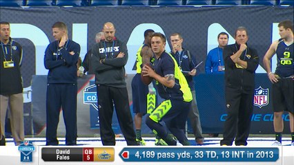 2014 Combine workout: David Fales