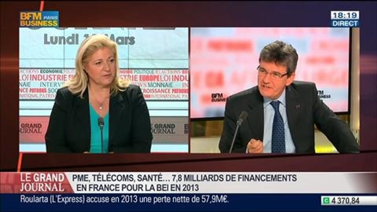 Philippe de Fontaine Vive, vice-président de la Banque européenne d’investissement, dans Le Grand Journal - 10/03 2/4