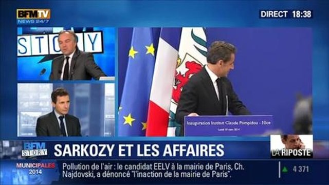 BFM Story: Nicolas Sarkozy et les récentes affaires au cœur desquelles il se retrouve: il n'est pas complètement silencieux, il nous fait passer un message , Thierry Arnaud - 10/03