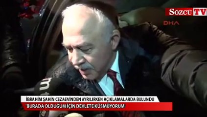 İbrahim Şahin cezaevinden ayrıldı