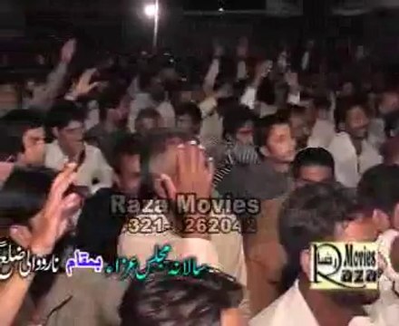 Zakir Ghulam Abbas Ratan majlis jalsa oct Narowali Gujrat