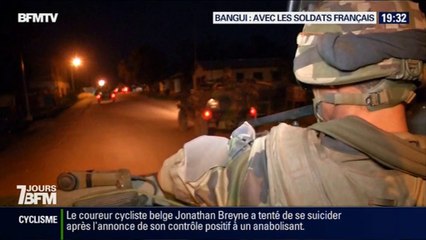 7J BANGUI : AVEC LES SOLDATS FRANÇAIS