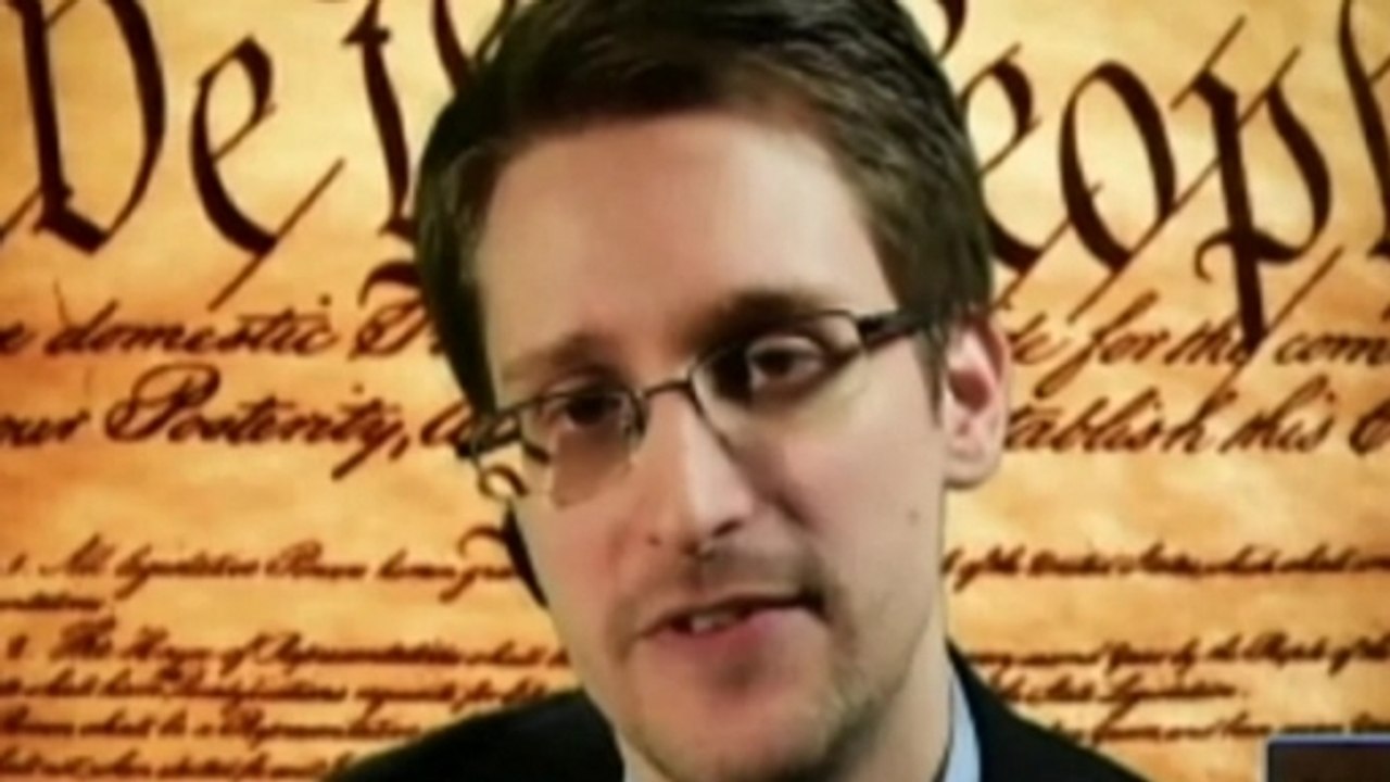 Snowden: NSA data collection "not consonant with our Constitution"