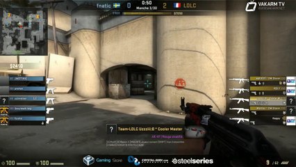 Fnatic vs LDLC - Fragbite - Dust2 + Interview apEX