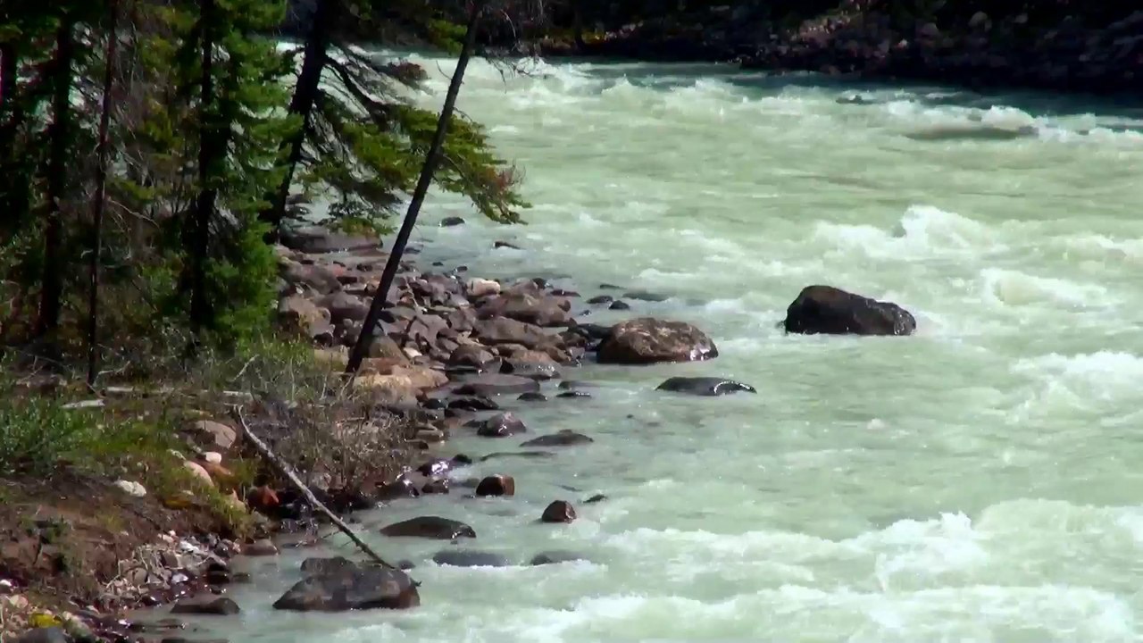 Sunwapta Falls in Jasper NP.