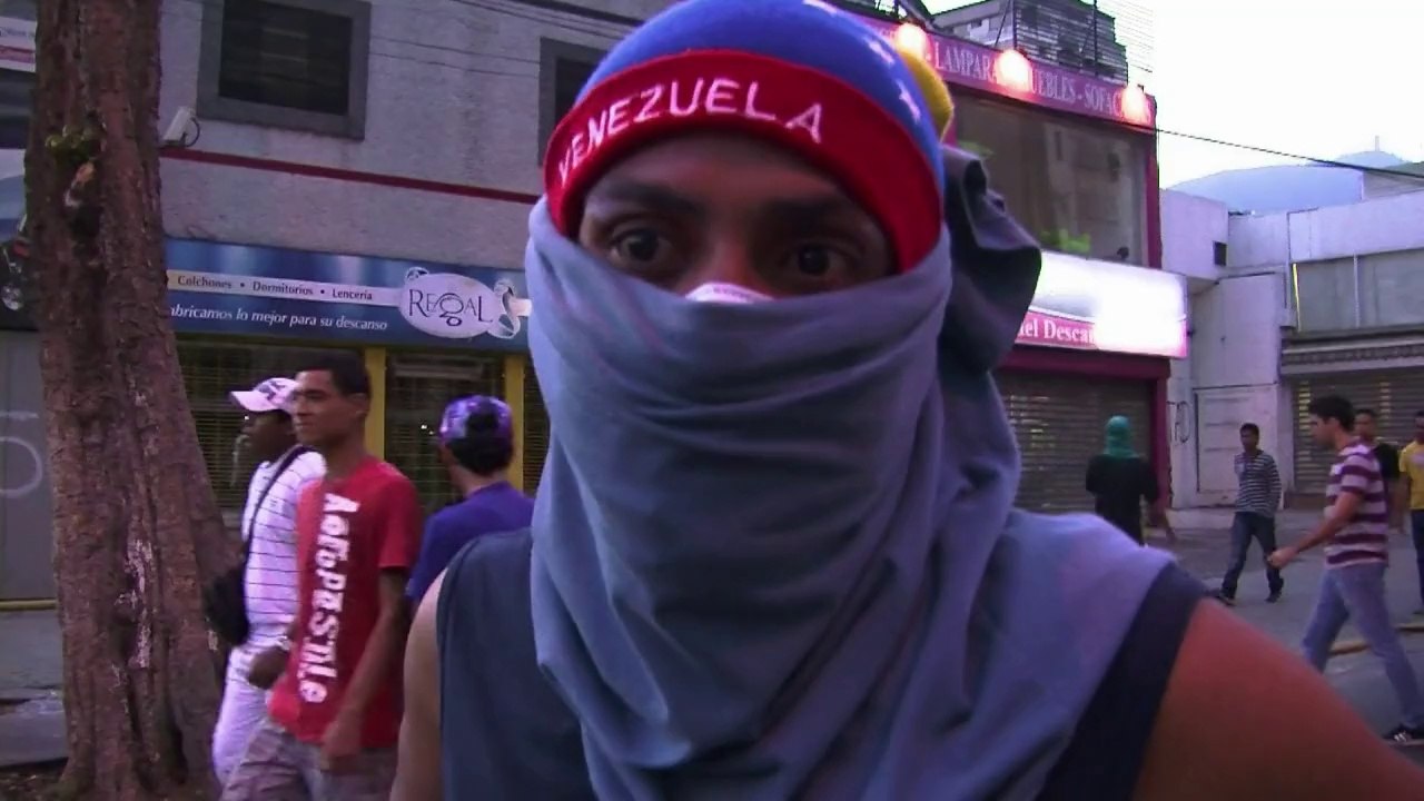 Plaza Altamira: the heart of the protests in Caracas