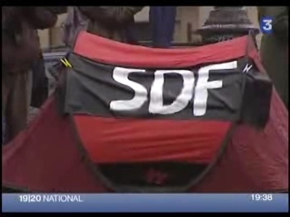 SDF - JT FR3 16/12 Campement SDF