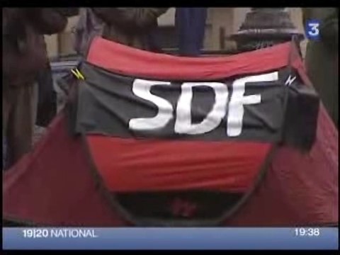 SDF - JT FR3 16/12 Campement SDF