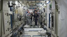 [ISS] Japanese Astronaut Koichi Wakata Handed Command of Space Station