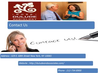 Rose DuLude Audiology Hearing Test NYC