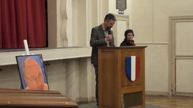 Thierry Aury-Cérémonie d'hommage à Gilles Masure-Crépy-en-Valois, 7 mars 2014