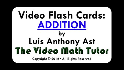 Video Flash Cards: Addition by 2