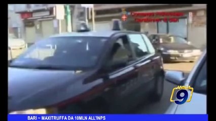 Bari | Maxitruffa da 10 MLN all'INPS