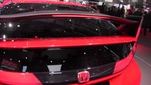Honda Civic Type R Concept, intervista a Gabriele Tarquini a Ginevra 2014