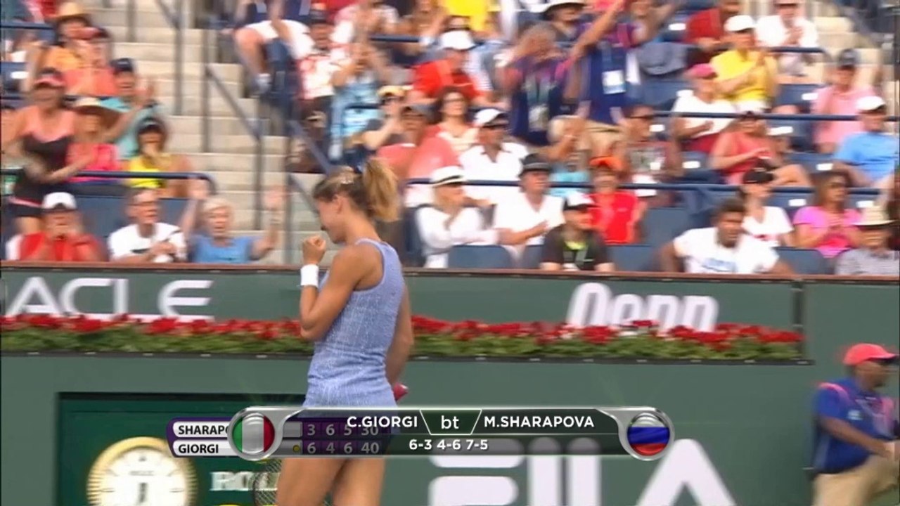 WTA Indian Wells - Sharapova cae en tercer ronda