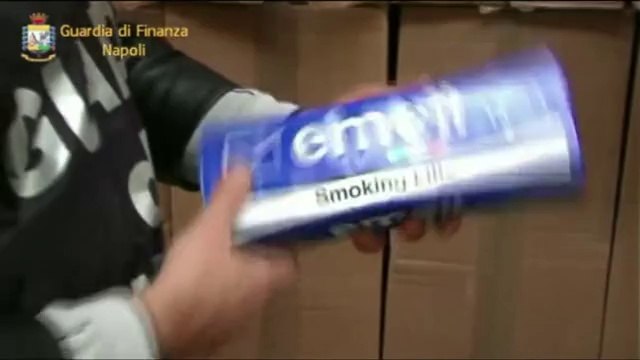 Napoli - Sequestrate 3,3 tonnellate di sigarette di contrabbando (07.03.14)