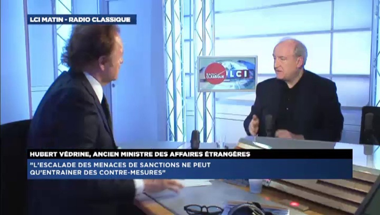 Hubert Védrine, invité de Guillaume Durand avec LCI