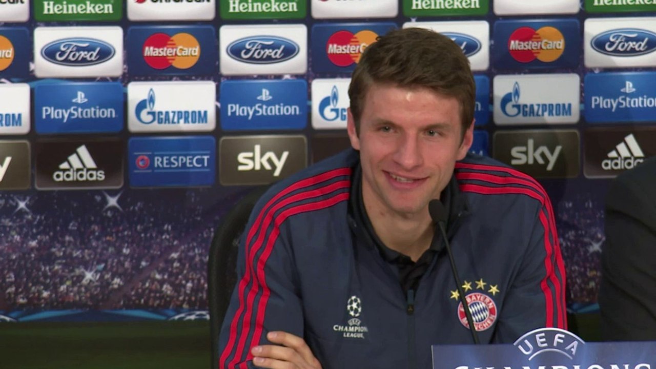Showman thomas müller: warmlachen für arsenal