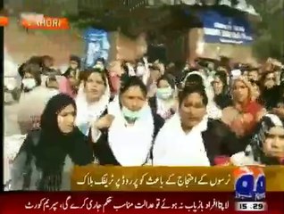 ‘Unlawful’ sackings: Nurses to sit-in in front of CM’s House today