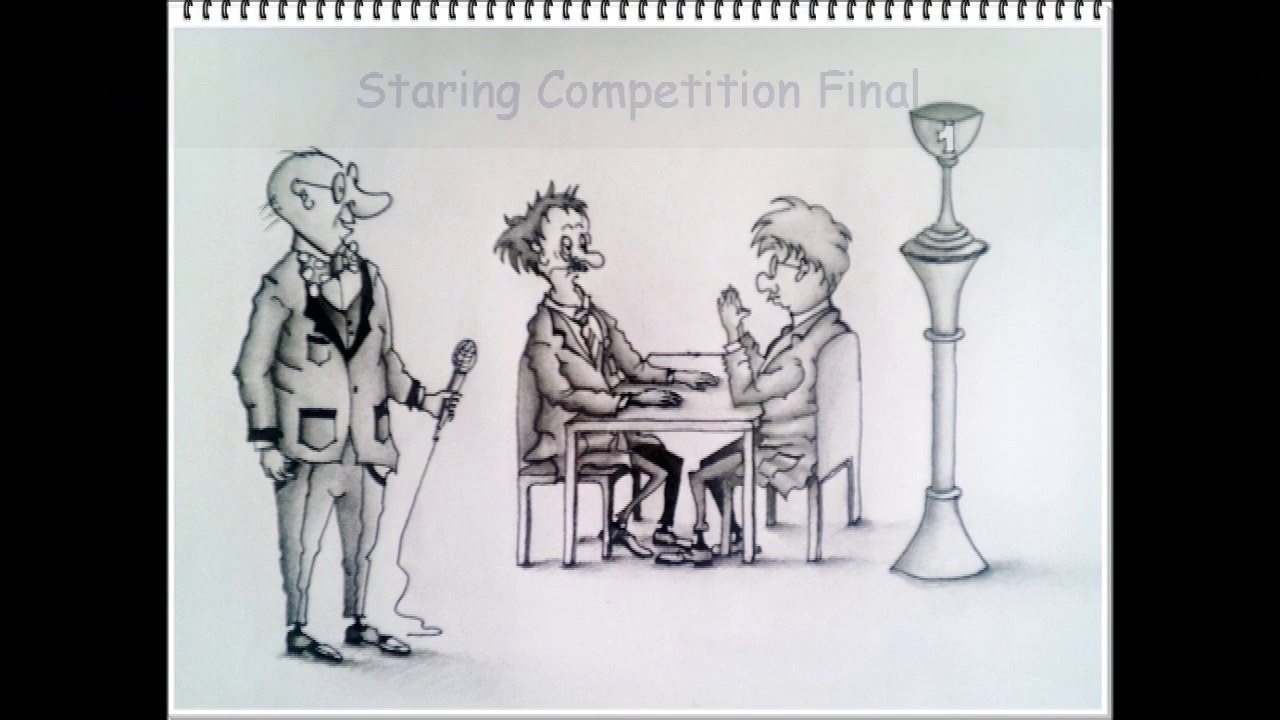 Staring Competition Final - Funny cartoons ideas for the purpose of laughing