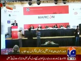 imran khan speech at international marketing congress