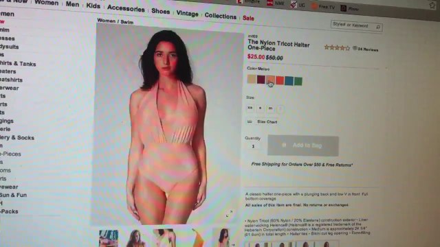 Bathing Suit Model Dances To Pump Up The Jam