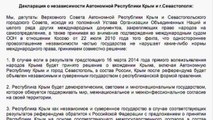 Parlamento da Crimeia declara independência da Ucrânia