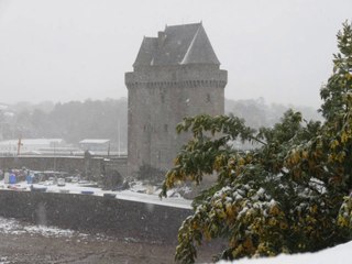Saint malo sous la neige