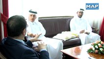 وزيرالاقتصاد والمالية يتباحث مع وزيرالمالية القطري