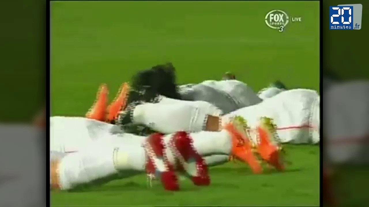 Une équipe japonaise  rend hommage aux victimes du tsunami