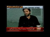 Shahid Afridi's views on women cricketers