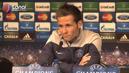 PSG : Bayer - La conférence de presse de Yohan Cabaye