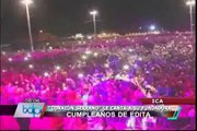 Corazón Serrano cantó por cumpleaños de Edita Guerrero en vendimia de Ica