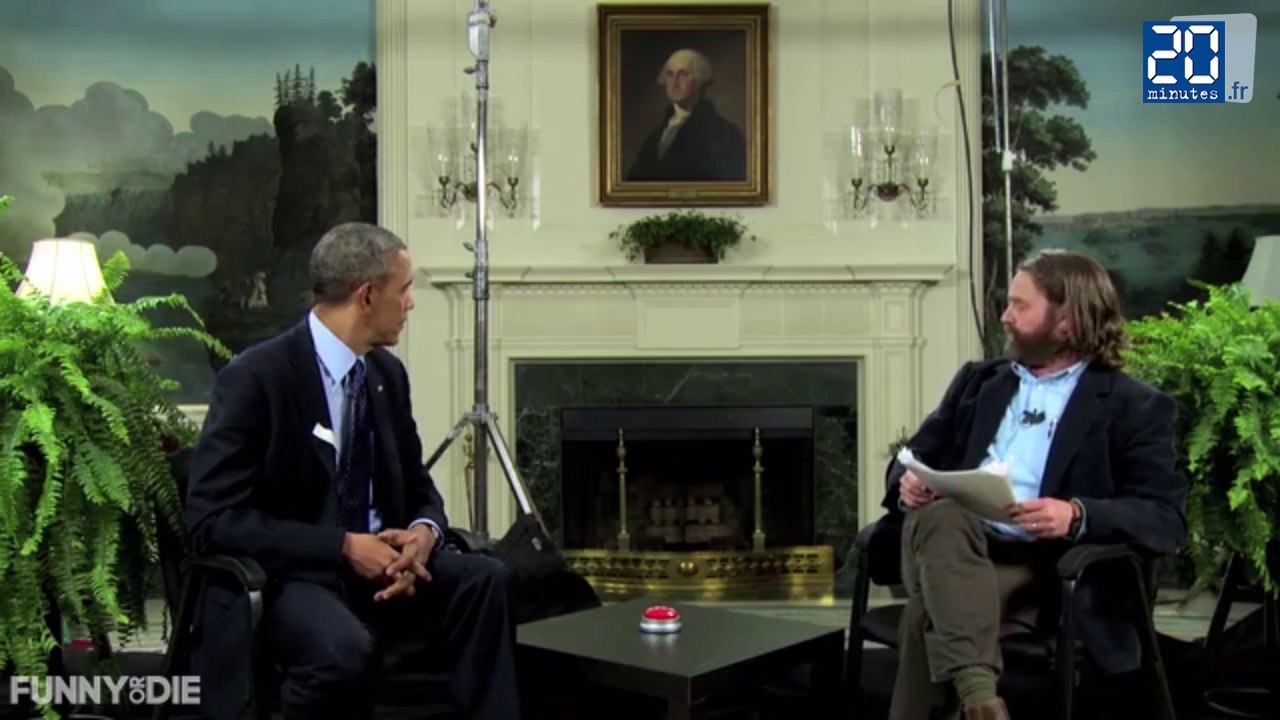 L'interview hilarante d'Obama par Galifianakis Vidéo Dailymotion