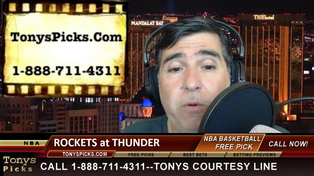 Oklahoma City Thunder vs. Houston Rockets Pick Prediction NBA Pro Basketball Odds Preview 3-11-2014