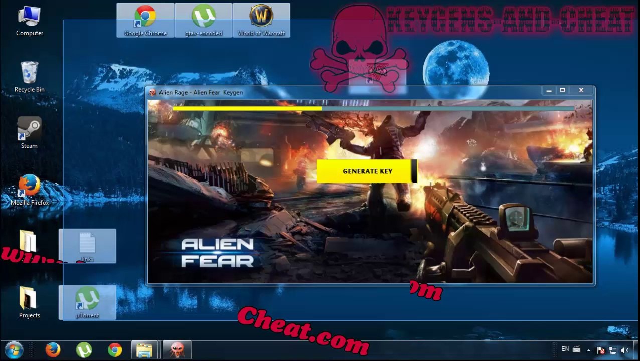 Alien Rage - Alien Fear Keygen