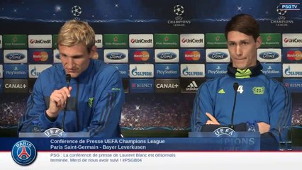 Conférence de Presse du Bayer Leverkusen