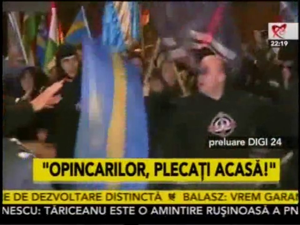 MARS LA TARGU-MURES PENTRU AUTONOMIA "TINUTULUI SECUIESC" comentat la Realitatea TV (10 martie 2014)