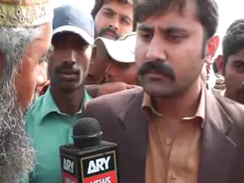 HAVELI LAKHA ARY NEWS  TAKING TO ARY FROM MULTAN