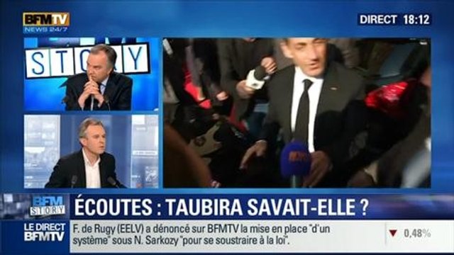 BFM Story: Écoutes téléphoniques de Nicolas Sarkozy: Christiane Taubira était-elle au courant ? - 11/03