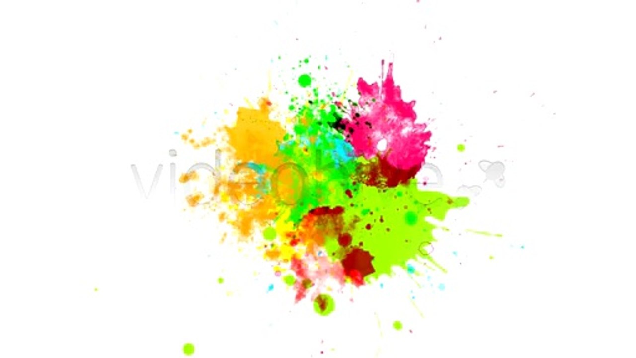 Colorful Splatter Reveal