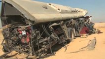 Bus collides with truck in Egypt, leaving at least 22 dead, 25 injured