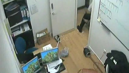 Dramatic CCTV: Policeman punches woman in the face