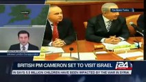 Jonathan Sacerdoti on i24news, discussing David Cameron's visit to Israel