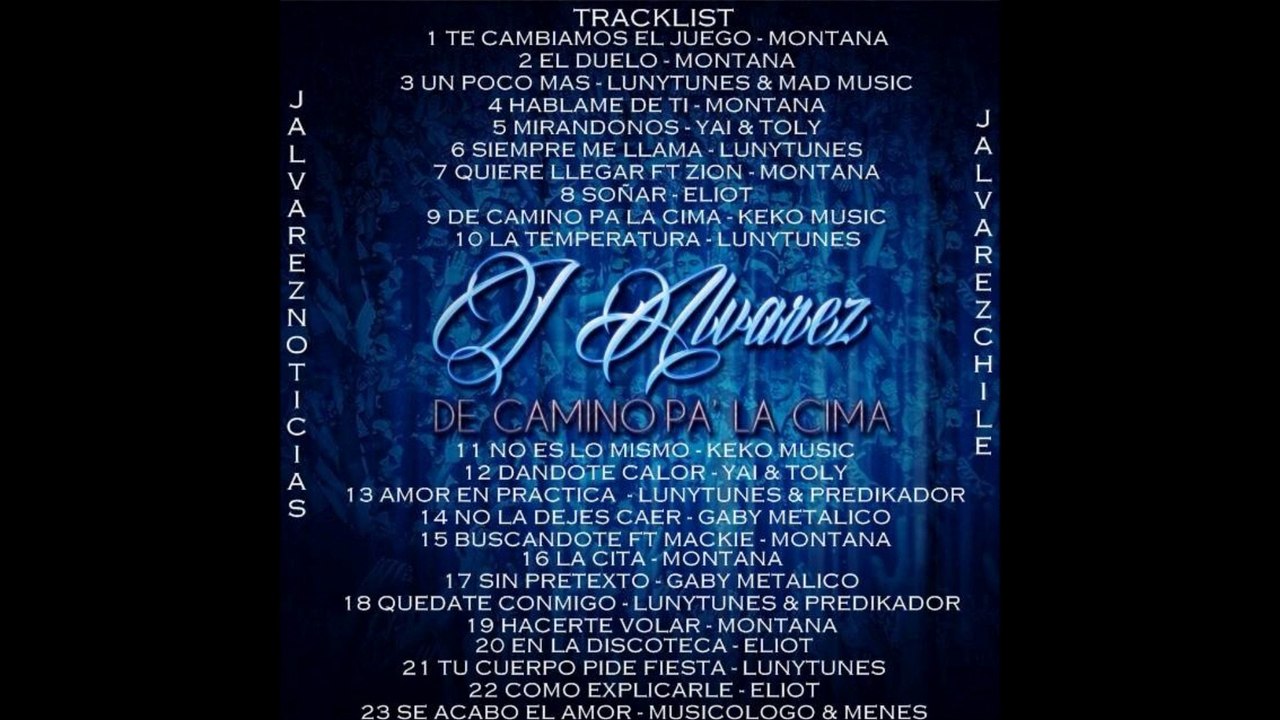 J Alvarez - La Temperatura ( Version Radio ) ( De Camino Pa La Cima )