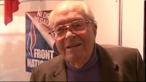 Municipales : Interview de Jean-Marie Le Pen (Annemasse)